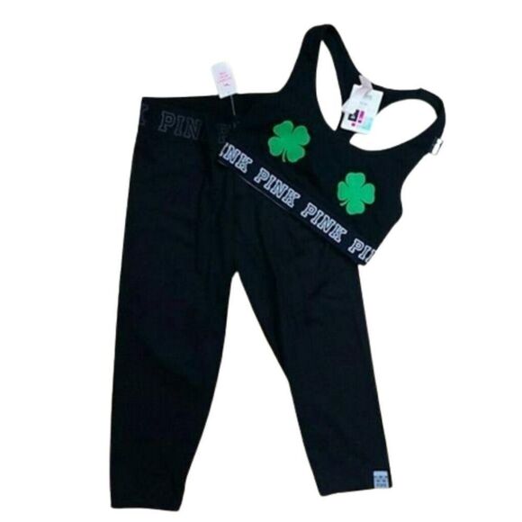 Pink Victoria's Secret Sports Bra Crop Lot NWT - Picture 3 of 8